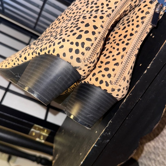 Leopard Print Ankle Boots - Picture 6 of 7